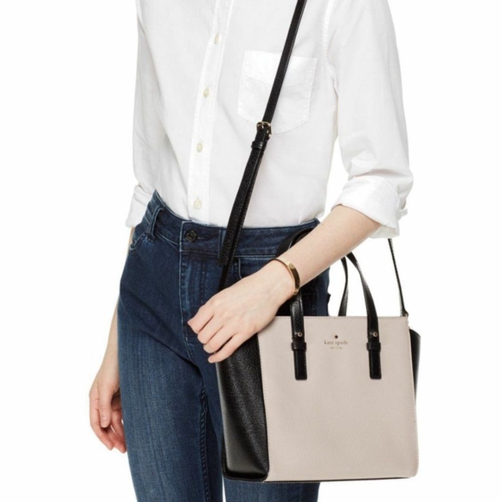 Kate Spade small Hayden Satchel tote Colorblock. NWT